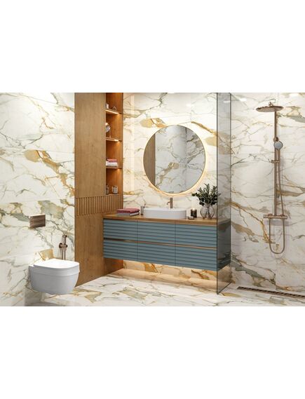 Купить Керамогранитная плитка LCM полированная 60120CBO55P Calacatta Borghini , 600*1200*8 (2 шт в уп/53,28  м в пал) (60120cbo55p) по цене 2790 руб., в Санкт-Петебруге в интернет магазине 100-Систем, а также дургие товары LCM из раздела Керамогранит и Напольные покрытия