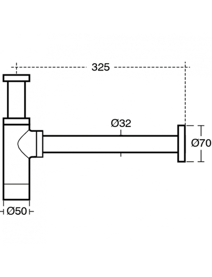 Купить Дизайн сифон для раковины 1 1/4" Ideal Standard E0079AA (e0079aa) по цене 12074.14 руб., в Санкт-Петебруге в интернет магазине 100-Систем, а также дургие товары IDEAL STANDARD из раздела Сифон и Сифоны для раковин