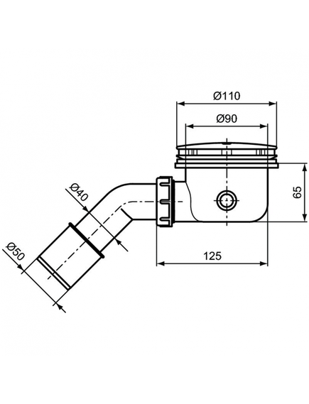 Купить Слив для керамических и акриловых душевых поддонов Ø90 мм Ideal Standard J3417AA (j3417aa) по цене 4669.8 руб., в Санкт-Петебруге в интернет магазине 100-Систем, а также дургие товары IDEAL STANDARD из раздела Слив-перелив и Сифоны для ванн, поддонов