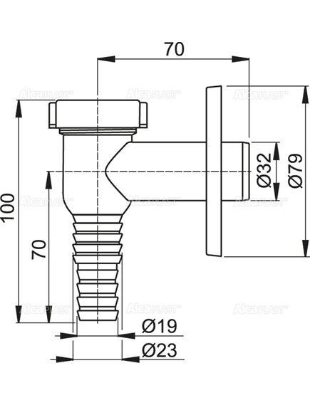 Купить Сифон для стиральной машины Alcadrain APS1 Хром (aps1) по цене 687 руб., в Санкт-Петебруге в интернет магазине 100-Систем, а также дургие товары AlcaPlast из раздела Сифоны для стиральных машин и Сифоны