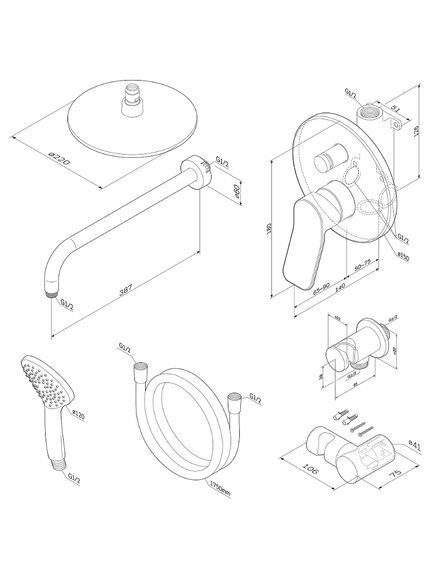 Купить FP85A1RH22 X-Joy Touch Reel, набор: нажимной см-ль д/в/душа, верхний душ 220 мм, держатель д/верхн.душа (fp85a1rh22) по цене 28590 руб., в Санкт-Петебруге в интернет магазине 100-Систем, а также дургие товары AM.PM из раздела Душевые комплекты встраиваемого монтажа и Душевые системы встраиваемого монтажа