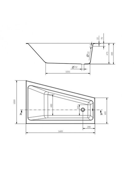 Купить Ванна акриловая CREA 160x100 правая Cersanit (p-wa-crea*160-rnl) по цене 38190 руб., в Санкт-Петебруге в интернет магазине 100-Систем, а также дургие товары CERSANIT из раздела Акриловые ванны и Ванны