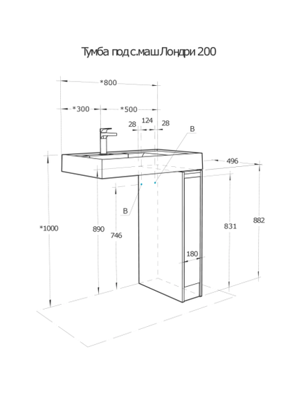 Купить Тумба с раковиной белый глянец 80 см Акватон Лондри 1A2361K1LH010 (1a2361k1lh010) по цене 30780 руб., в Санкт-Петебруге в интернет магазине 100-Систем, а также дургие товары AQUATON из раздела Тумбы с умывальником и Мебель для ванной комнаты