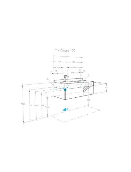 Купить Тумба с раковиной Сакура 100 белый/ольха AQUATON Сакура 1A2349K1SKW80 (1a2349k1skw80) по цене 46580 руб., в Санкт-Петебруге в интернет магазине 100-Систем, а также дургие товары AQUATON из раздела Тумбы с умывальником и Мебель для ванной комнаты