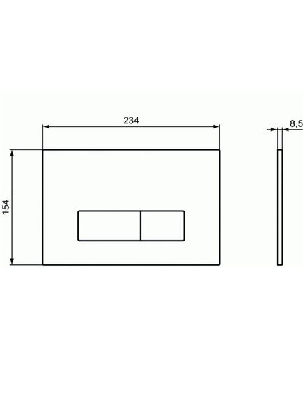 Купить R0121AC OLEAS™ M2 Механическая панель смыва (белая) (r0121ac) по цене 5244.25 руб., в Санкт-Петебруге в интернет магазине 100-Систем, а также дургие товары IDEAL STANDARD из раздела Клавиши смыва и Инсталляции