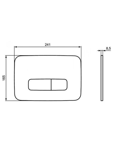 Купить R0123A6 OLEAS™ M3 Механическая панель смыва (черная) (r0123a6) по цене 6817.52 руб., в Санкт-Петебруге в интернет магазине 100-Систем, а также дургие товары IDEAL STANDARD из раздела Клавиши смыва и Инсталляции