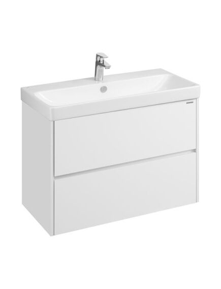 Купить Тумба с раковиной Aquaton Сканди 90 1A2519K0SD010 подвесная Белая (1a2519k0sd010) по цене 22428.64 руб., в Санкт-Петебруге в интернет магазине 100-Систем, а также дургие товары AQUATON из раздела Тумбы с умывальником и Мебель для ванной комнаты