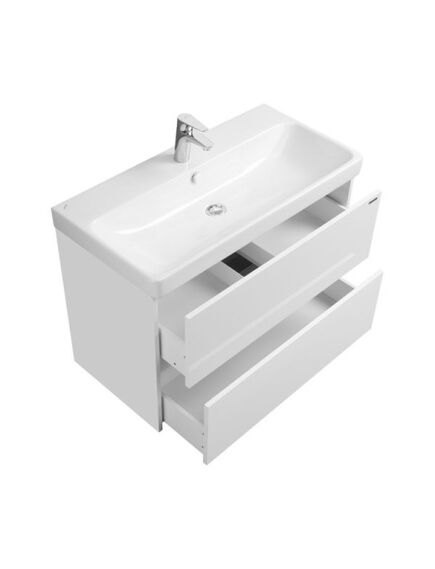 Купить Тумба с раковиной Aquaton Сканди 90 1A2519K0SD010 подвесная Белая (1a2519k0sd010) по цене 22428.64 руб., в Санкт-Петебруге в интернет магазине 100-Систем, а также дургие товары AQUATON из раздела Тумбы с умывальником и Мебель для ванной комнаты