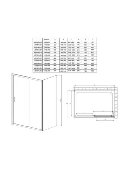 Купить Боковая панель Alpha VSG-3AL800CL, хром, стекло прозрачное, , шт (vsg-3al800cl) по цене 14160 руб., в Санкт-Петебруге в интернет магазине 100-Систем, а также дургие товары Vincea из раздела Душевые перегородки и Душевые двери, перегородки