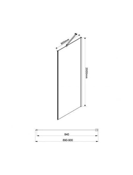Купить Боковая панель Extra VSG-1E900CLB, черный, стекло прозрачное, , шт (vsg-1e900clb) по цене 19988 руб., в Санкт-Петебруге в интернет магазине 100-Систем, а также дургие товары Vincea из раздела Душевые перегородки и Душевые двери, перегородки