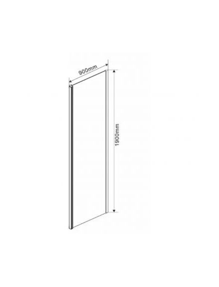 Купить Боковая панель Garda VSG-1G900CH, хром, стекло шиншилла , , шт (vsg-1g900ch) по цене 17290 руб., в Санкт-Петебруге в интернет магазине 100-Систем, а также дургие товары Vincea из раздела Душевые перегородки и Душевые двери, перегородки