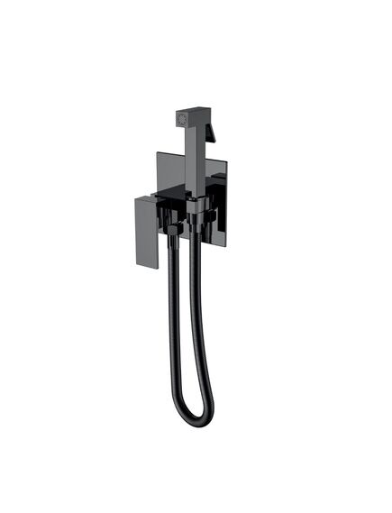 Купить Смеситель гигиенический Qubic Shinny Gun Metal (477-sgm) по цене 19061 руб., в Санкт-Петебруге в интернет магазине 100-Систем, а также дургие товары BOHEME из раздела Гигиенический душ со смесителем и Гигиенический душ