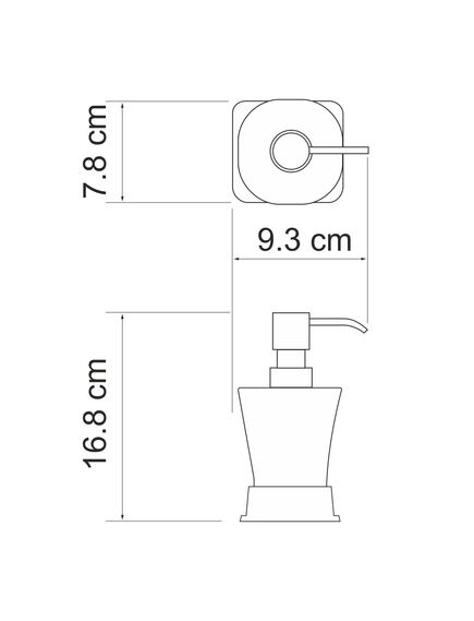 Купить Amper K-5499NICKEL Дозатор для жидкого мыла (k-5499n) по цене 3680 руб., в Санкт-Петебруге в интернет магазине 100-Систем, а также дургие товары WasserKRAFT из раздела Дозаторы жидкого мыла и Мыльницы и дозаторы жидкого мыла
