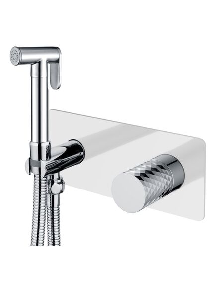 Купить Смеситель гигиенический STICK WHITE DIAMOND CHROME (127-wcr) по цене 32114 руб., в Санкт-Петебруге в интернет магазине 100-Систем, а также дургие товары BOHEME из раздела Гигиенический душ со смесителем и Гигиенический душ