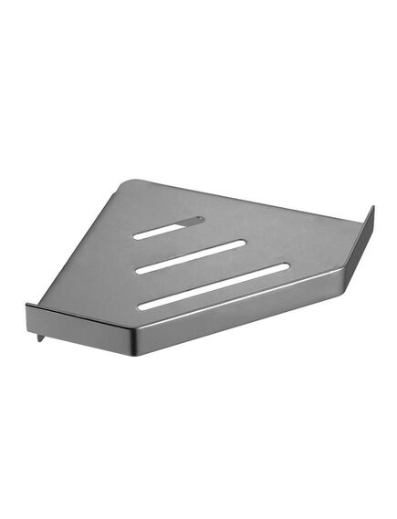 Купить Угловая полка NEW VENTURO Gun metal (10318-gm) по цене 5883 руб., в Санкт-Петебруге в интернет магазине 100-Систем, а также дургие товары BOHEME из раздела Полки для душа и Аксессуары для ванной комнаты