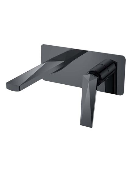 Купить Смеситель для умывальника из стены Shine Gun Metall (375-sgm) по цене 30854 руб., в Санкт-Петебруге в интернет магазине 100-Систем, а также дургие товары BOHEME из раздела Встраиваемые настенные смесители для раковины и Смесители для раковины