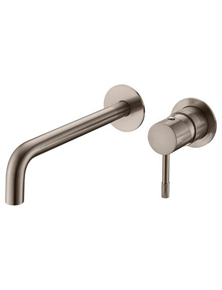 Купить Смеситель для умывальника мз стены, Uno. Nikel Brush (465-nb) по цене 27520 руб., в Санкт-Петебруге в интернет магазине 100-Систем, а также дургие товары BOHEME из раздела Встраиваемые настенные смесители для раковины и Смесители для раковины