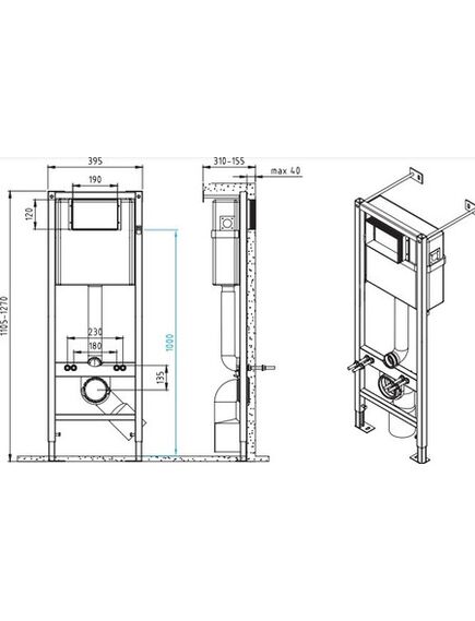 Купить Комплект CARINA XL CO DPL EO slim инсталляция VECTOR кнопка PILOT стекло белый (63555) по цене 19990 руб., в Санкт-Петебруге в интернет магазине 100-Систем, а также дургие товары CERSANIT из раздела Готовые решения и Инсталляции