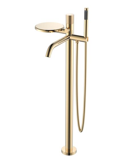 Купить Смеситель напольный STICK GOLD TOUCH GOLD (129-gg.2) по цене 66755 руб., в Санкт-Петебруге в интернет магазине 100-Систем, а также дургие товары BOHEME из раздела Напольные смесители для ванны, раковины и Смесители для ванны и душа