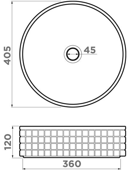 Купить Раковина для ванной Akira-BL Natceramic/черный (4972073) по цене 128588 руб., в Санкт-Петебруге в интернет магазине 100-Систем, а также дургие товары Omoikiri из раздела Накладные раковины и Раковины и пьедесталы