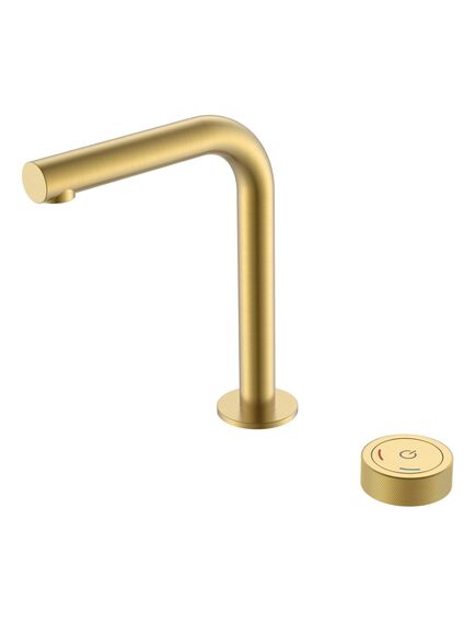 Купить Смеситель автоматический для раковины на 2 отв. TECH Matt Gold (158-mg) по цене 24269 руб., в Санкт-Петебруге в интернет магазине 100-Систем, а также дургие товары BOHEME из раздела Встраиваемые настенные смесители для раковины и Смесители для раковины