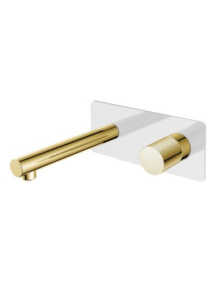 Купить Смеситель STICK из стены WHITE TOUCH GOLD (125-wg.2) по цене 24048 руб., в Санкт-Петебруге в интернет магазине 100-Систем, а также дургие товары BOHEME из раздела Встраиваемые настенные смесители для раковины и Смесители для раковины