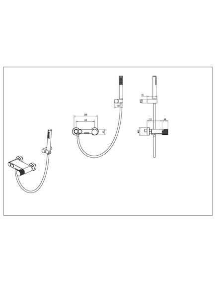 Купить Смеситель STICK для ванны BLACK DIAMOND CHROME (123-bcr) по цене 44026 руб., в Санкт-Петебруге в интернет магазине 100-Систем, а также дургие товары BOHEME из раздела Смесители с коротким изливом и Смесители для ванны и душа