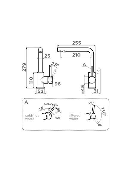 Купить Смеситель Nakagawa 2 Plus-ES латунь/espresso (4994501) по цене 26588 руб., в Санкт-Петебруге в интернет магазине 100-Систем, а также дургие товары Omoikiri из раздела Смесители с подключением фильтра и Смесители для кухни