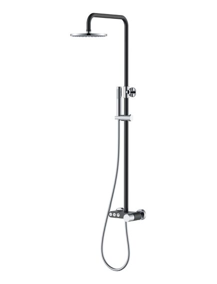 Купить Стойка для душа STICK BLACK DIAMOND CHROME (128-bcr) по цене 53568 руб., в Санкт-Петебруге в интернет магазине 100-Систем, а также дургие товары BOHEME из раздела Душевые стойки и Душевые стойки, системы, панели, гарнитуры