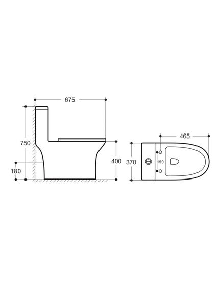 Купить Унитаз-моноблок с сиденьем дюропласт soft close, P-trap (bb8618cpr-mn/sc) по цене 22690 руб., в Санкт-Петебруге в интернет магазине 100-Систем, а также дургие товары BelBagno из раздела Горизонтальный выпуск и Унитазы-компакт с бачком