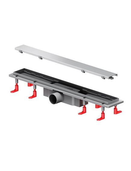 Купить W02SC-U11-060-04SB PrimeFlow Трап для душа линейный универс затвор Tile 60см цвет сталь мат (w02sc-u11-060-04sb) по цене 9990 руб., в Санкт-Петебруге в интернет магазине 100-Систем, а также дургие товары AM.PM из раздела Лотки и Душевые лотки и душевые трапы