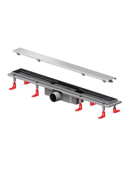 Купить W02SC-U11-070-04SB PrimeFlow Трап для душа линейный универс затвор Tile 70см цвет сталь мат (w02sc-u11-070-04sb) по цене 10590 руб., в Санкт-Петебруге в интернет магазине 100-Систем, а также дургие товары AM.PM из раздела Лотки и Душевые лотки и душевые трапы