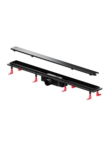 Купить W02SC-U11-090-04BM PrimeFlow Трап для душа линейный универс затвор Tile 90см цвет черн мат (w02sc-u11-090-04bm) по цене 13590 руб., в Санкт-Петебруге в интернет магазине 100-Систем, а также дургие товары AM.PM из раздела Лотки и Душевые лотки и душевые трапы