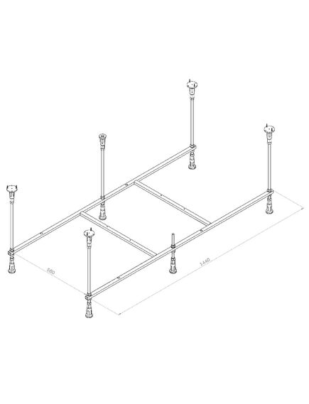 Купить W84A-150-070W-R Func Каркас для ванн 150х70 (w84a-150-070w-r) по цене 6390 руб., в Санкт-Петебруге в интернет магазине 100-Систем, а также дургие товары AM.PM из раздела Каркасы и Комплектующие для ванн