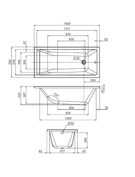 Купить W93A-150-070W-R Gem  каркас для ванны 150х70 см (w93a-150-070w-r) по цене 6390 руб., в Санкт-Петебруге в интернет магазине 100-Систем, а также дургие товары AM.PM из раздела Каркасы и Комплектующие для ванн