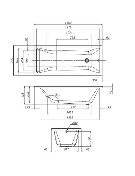 Купить W93A-160-070W-R Gem  каркас для ванны 160х70 см (w93a-160-070w-r) по цене 6490 руб., в Санкт-Петебруге в интернет магазине 100-Систем, а также дургие товары AM.PM из раздела Каркасы и Комплектующие для ванн