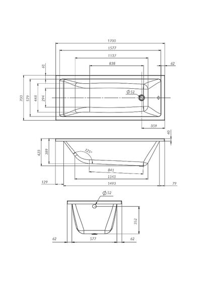 Купить W93A-170-070W-R Gem  каркас для ванны 170х70 см (w93a-170-070w-r) по цене 6590 руб., в Санкт-Петебруге в интернет магазине 100-Систем, а также дургие товары AM.PM из раздела Каркасы и Комплектующие для ванн