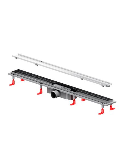 Купить W02SC-U11-090-04SB PrimeFlow Трап для душа линейный универс затвор Tile 90см цвет сталь мат (w02sc-u11-090-04sb) по цене 11890 руб., в Санкт-Петебруге в интернет магазине 100-Систем, а также дургие товары AM.PM из раздела Лотки и Душевые лотки и душевые трапы