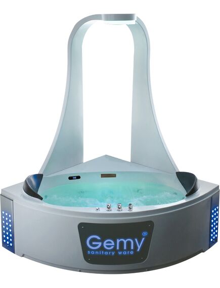 Купить Акриловая ванна Gemy G9069 K 151х151 с гидромассажем (g9069 k) по цене 409500 руб., в Санкт-Петебруге в интернет магазине 100-Систем, а также дургие товары GEMY из раздела Гидромассажные ванны и Ванны