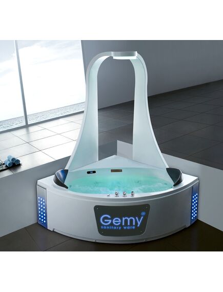 Купить Акриловая ванна Gemy G9069 K 151х151 с гидромассажем (g9069 k) по цене 409500 руб., в Санкт-Петебруге в интернет магазине 100-Систем, а также дургие товары GEMY из раздела Гидромассажные ванны и Ванны