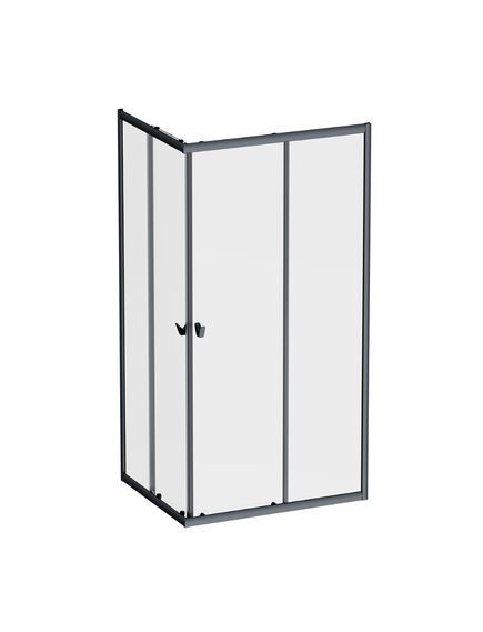 Купить W87G-403-10080-BT Sunny душ огражд прямоугольн, раздвижн двери 100x80 черный,стекло прозрачн (w87g-403-10080-bt) по цене 29490 руб., в Санкт-Петебруге в интернет магазине 100-Систем, а также дургие товары AM.PM из раздела Душевые ограждения и Душевые кабины и ограждения
