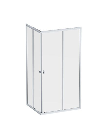 Купить W87G-403-10080-MT Sunny душ огражд прямоугольн, раздвижн двери 100x80 серебро,стекло прозрачн (w87g-403-10080-mt) по цене 28690 руб., в Санкт-Петебруге в интернет магазине 100-Систем, а также дургие товары AM.PM из раздела Душевые ограждения и Душевые кабины и ограждения