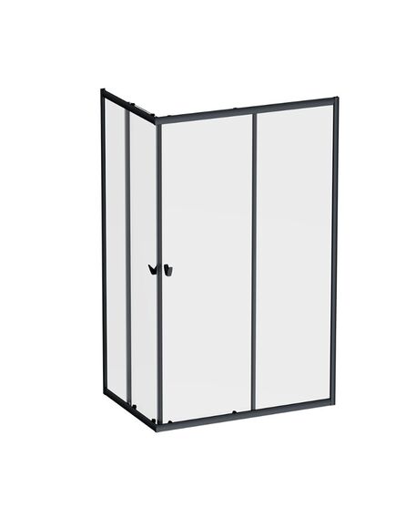 Купить W87G-403-12080-BT Sunny душ огражд прямоугольн, раздвижн двери 120x80 черный,стекло прозрачн (w87g-403-12080-bt) по цене 31590 руб., в Санкт-Петебруге в интернет магазине 100-Систем, а также дургие товары AM.PM из раздела Душевые ограждения и Душевые кабины и ограждения