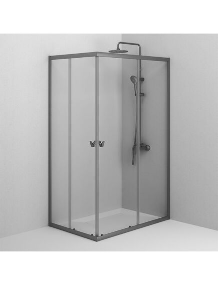 Купить W87G-403-12080-BT Sunny душ огражд прямоугольн, раздвижн двери 120x80 черный,стекло прозрачн (w87g-403-12080-bt) по цене 31590 руб., в Санкт-Петебруге в интернет магазине 100-Систем, а также дургие товары AM.PM из раздела Душевые ограждения и Душевые кабины и ограждения