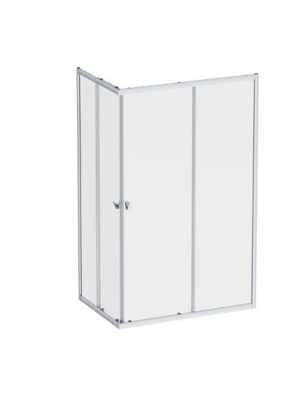 Купить W87G-403-12080-MT Sunny душ огражд прямоугольн, раздвижн двери 120x80 серебро,стекло прозрачн (w87g-403-12080-mt) по цене 28390 руб., в Санкт-Петебруге в интернет магазине 100-Систем, а также дургие товары AM.PM из раздела Душевые ограждения и Душевые кабины и ограждения