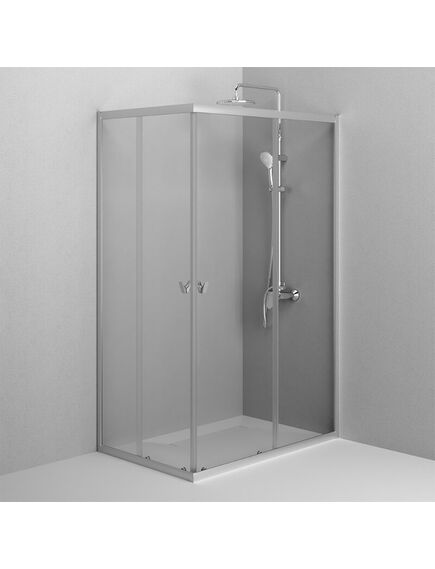 Купить W87G-403-12080-MT Sunny душ огражд прямоугольн, раздвижн двери 120x80 серебро,стекло прозрачн (w87g-403-12080-mt) по цене 28390 руб., в Санкт-Петебруге в интернет магазине 100-Систем, а также дургие товары AM.PM из раздела Душевые ограждения и Душевые кабины и ограждения
