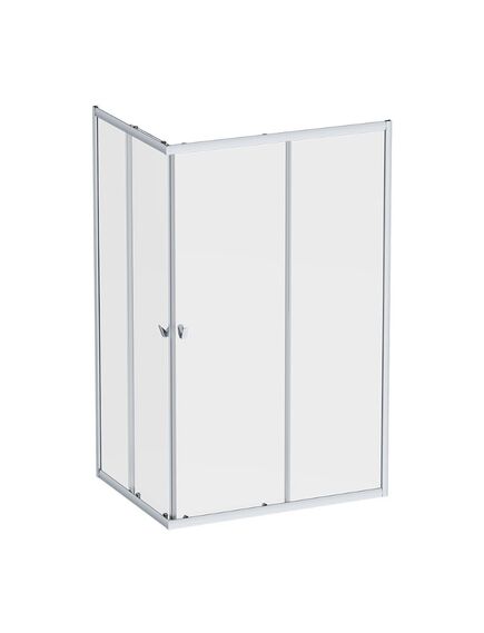 Купить W87G-403-12090-MT Sunny душ огражд прямоугольн, раздвижн двери 120x90 серебро,стекло прозрачн (w87g-403-12090-mt) по цене 32190 руб., в Санкт-Петебруге в интернет магазине 100-Систем, а также дургие товары AM.PM из раздела Душевые ограждения и Душевые кабины и ограждения