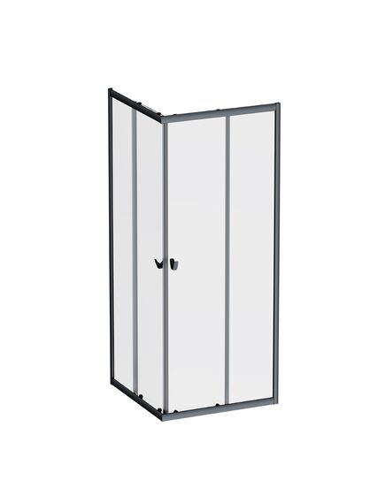 Купить W87G-403-8080-BT Sunny душ огражд квадратн, раздвижн двери 80x80 черный,стекло прозрачн (w87g-403-8080-bt) по цене 26490 руб., в Санкт-Петебруге в интернет магазине 100-Систем, а также дургие товары AM.PM из раздела Душевые ограждения и Душевые кабины и ограждения