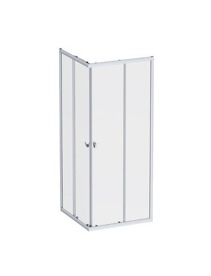Купить W87G-403-8080-MT Sunny душ огражд квадратн, раздвижн двери 80x80 серебро,стекло прозрачн (w87g-403-8080-mt) по цене 25890 руб., в Санкт-Петебруге в интернет магазине 100-Систем, а также дургие товары AM.PM из раздела Душевые ограждения и Душевые кабины и ограждения