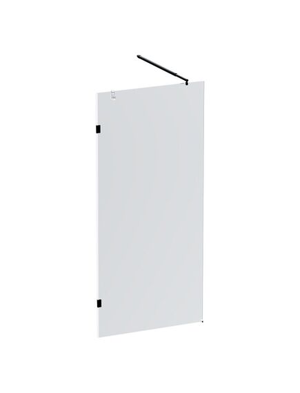 Купить W94UWI-90-F1-BTE X-Joy Душевая перегородка 90x195, стекло прозр. 8 мм + покрытие, фурнитура черный (w94uwi-90-f1-bte) по цене 17490 руб., в Санкт-Петебруге в интернет магазине 100-Систем, а также дургие товары AM.PM из раздела Душевые перегородки и Душевые двери, перегородки